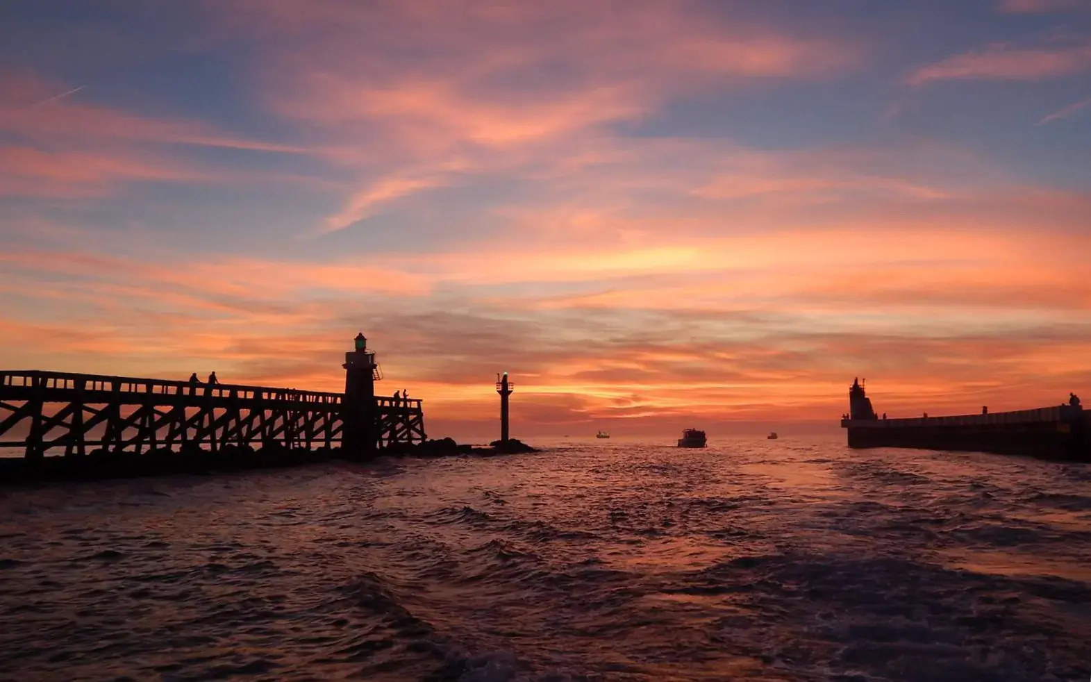 Coucher de soleil — balade à Capbreton